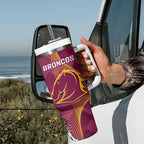 Cowboys And Broncos Rugby Tumbler With Handle Dynamic Style