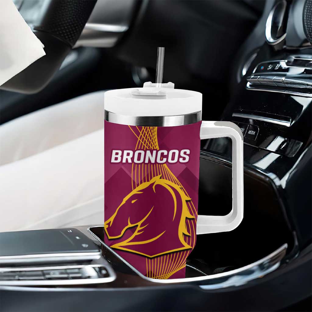 Cowboys And Broncos Rugby Tumbler With Handle Dynamic Style