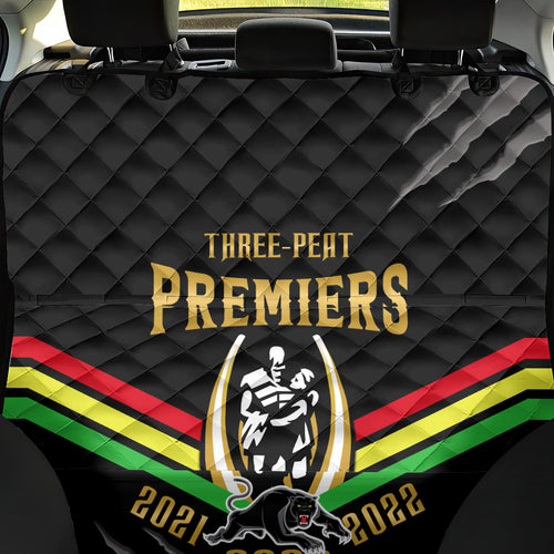 nrl-panthers-back-car-seat-cover-premiers-2023-three-peat-proud-of-our-boys-black
