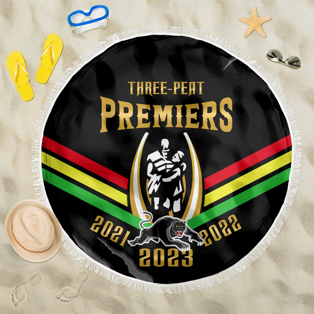 nrl-panthers-beach-blanket-premiers-2023-three-peat-proud-of-our-boys-black