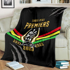 NRL Panthers Blanket Premiers 2023 Three Peat Proud Of Our Boys Black LT14