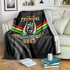 NRL Panthers Blanket Premiers 2023 Three Peat Proud Of Our Boys Black LT14