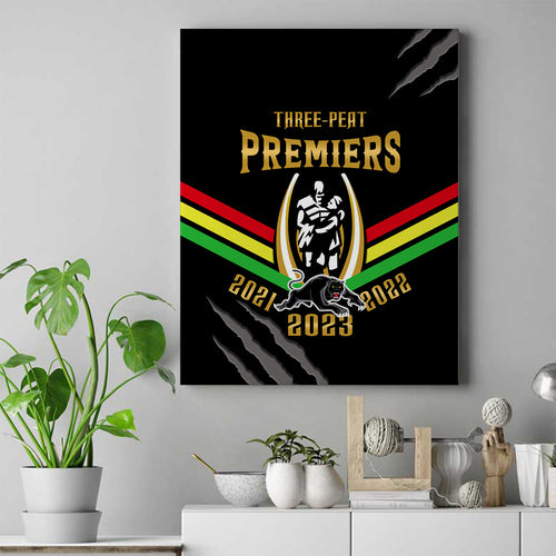 nrl-panthers-canvas-wall-art-premiers-2023-three-peat-proud-of-our-boys-black