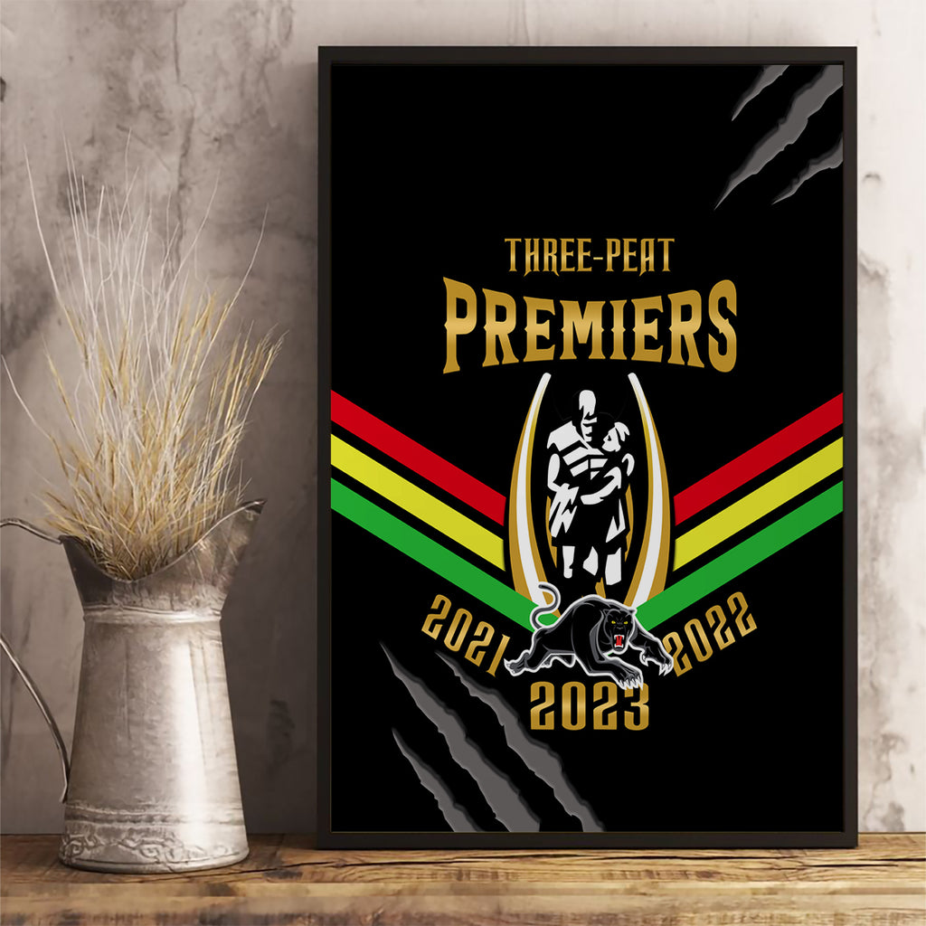 nrl-panthers-canvas-wall-art-premiers-2023-three-peat-proud-of-our-boys-black