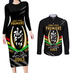 nrl-panthers-couples-matching-long-sleeve-bodycon-dress-and-long-sleeve-button-shirts-premiers-2023-three-peat-proud-of-our-boys-black