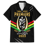 nrl-panthers-family-matching-off-shoulder-short-dress-and-hawaiian-shirt-premiers-2023-three-peat-proud-of-our-boys-black