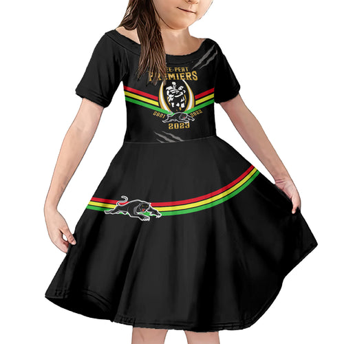 nrl-panthers-family-matching-short-sleeve-bodycon-dress-and-hawaiian-shirt-premiers-2023-three-peat-proud-of-our-boys-black
