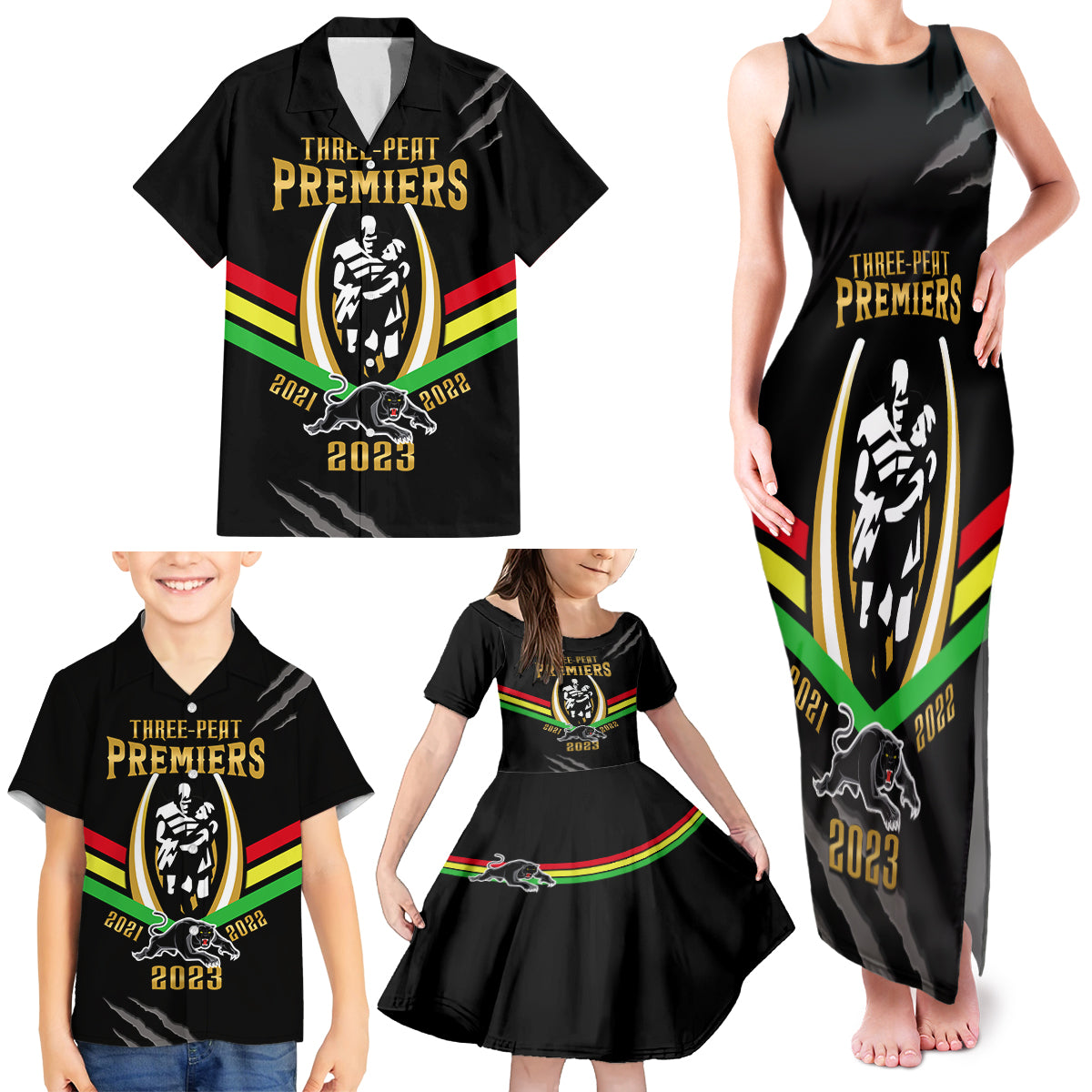 nrl-panthers-family-matching-tank-maxi-dress-and-hawaiian-shirt-premiers-2023-three-peat-proud-of-our-boys-black