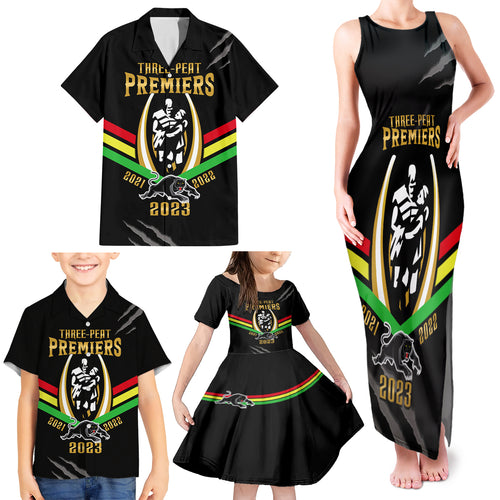 nrl-panthers-family-matching-tank-maxi-dress-and-hawaiian-shirt-premiers-2023-three-peat-proud-of-our-boys-black
