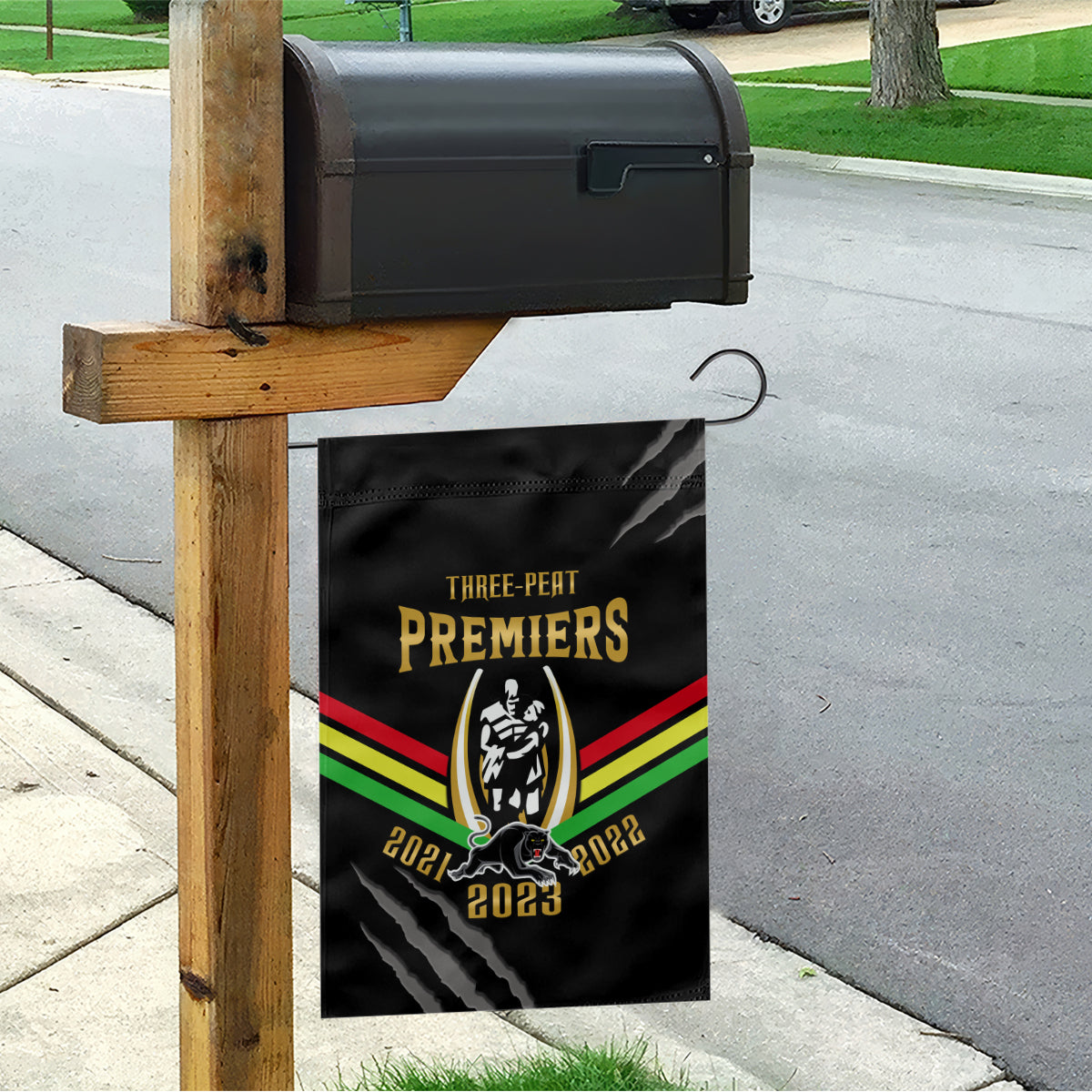 nrl-panthers-garden-flag-premiers-2023-three-peat-proud-of-our-boys-black