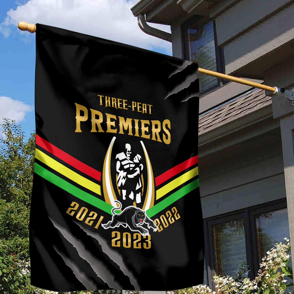 nrl-panthers-garden-flag-premiers-2023-three-peat-proud-of-our-boys-black
