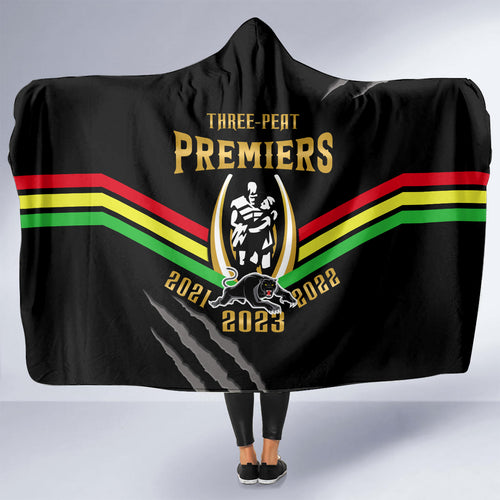 nrl-panthers-hooded-blanket-premiers-2023-three-peat-proud-of-our-boys-black
