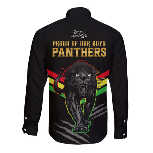 nrl-panthers-long-sleeve-button-shirt-premiers-2023-three-peat-proud-of-our-boys-black