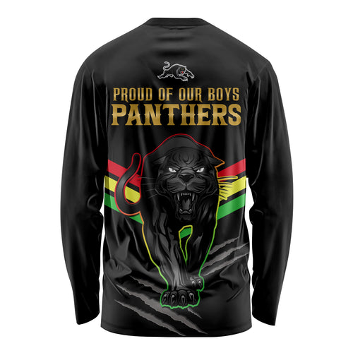 nrl-panthers-long-sleeve-shirt-premiers-2023-three-peat-proud-of-our-boys-black