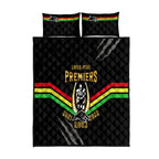 nrl-panthers-quilt-bed-set-premiers-2023-three-peat-proud-of-our-boys-black