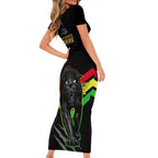 nrl-panthers-short-sleeve-bodycon-dress-premiers-2023-three-peat-proud-of-our-boys-black