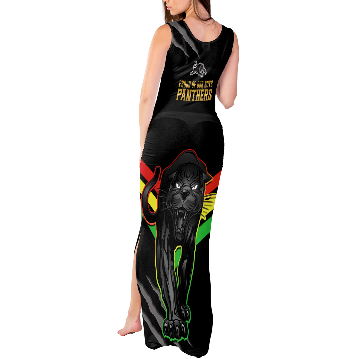 nrl-panthers-tank-maxi-dress-premiers-2023-three-peat-proud-of-our-boys-black
