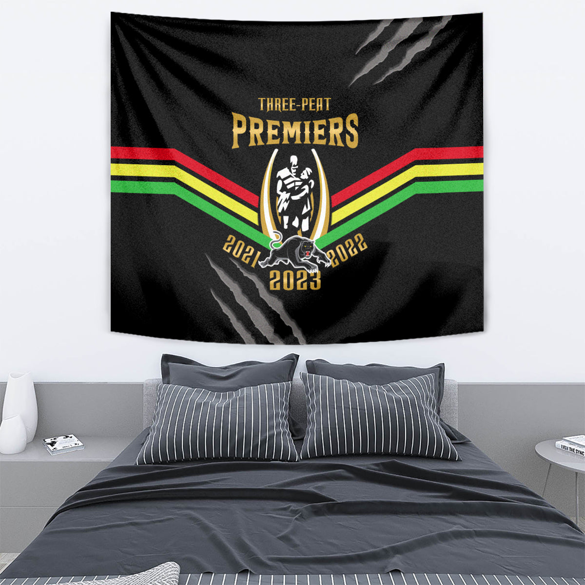 nrl-panthers-tapestry-premiers-2023-three-peat-proud-of-our-boys-black
