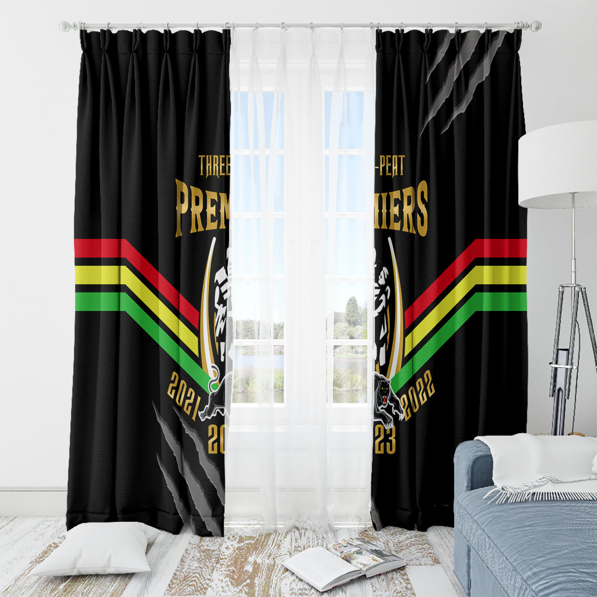 nrl-panthers-window-curtain-premiers-2023-three-peat-proud-of-our-boys-black