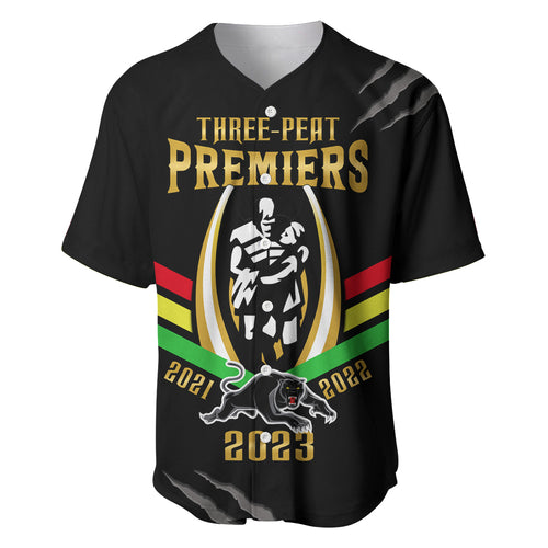personalised-nrl-panthers-baseball-jersey-premiers-2023-three-peat-proud-of-our-boys-black