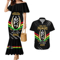 personalised-nrl-panthers-couples-matching-mermaid-dress-and-hawaiian-shirt-premiers-2023-three-peat-proud-of-our-boys-black