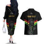 personalised-nrl-panthers-couples-matching-off-the-shoulder-long-sleeve-dress-and-hawaiian-shirt-premiers-2023-three-peat-proud-of-our-boys-black