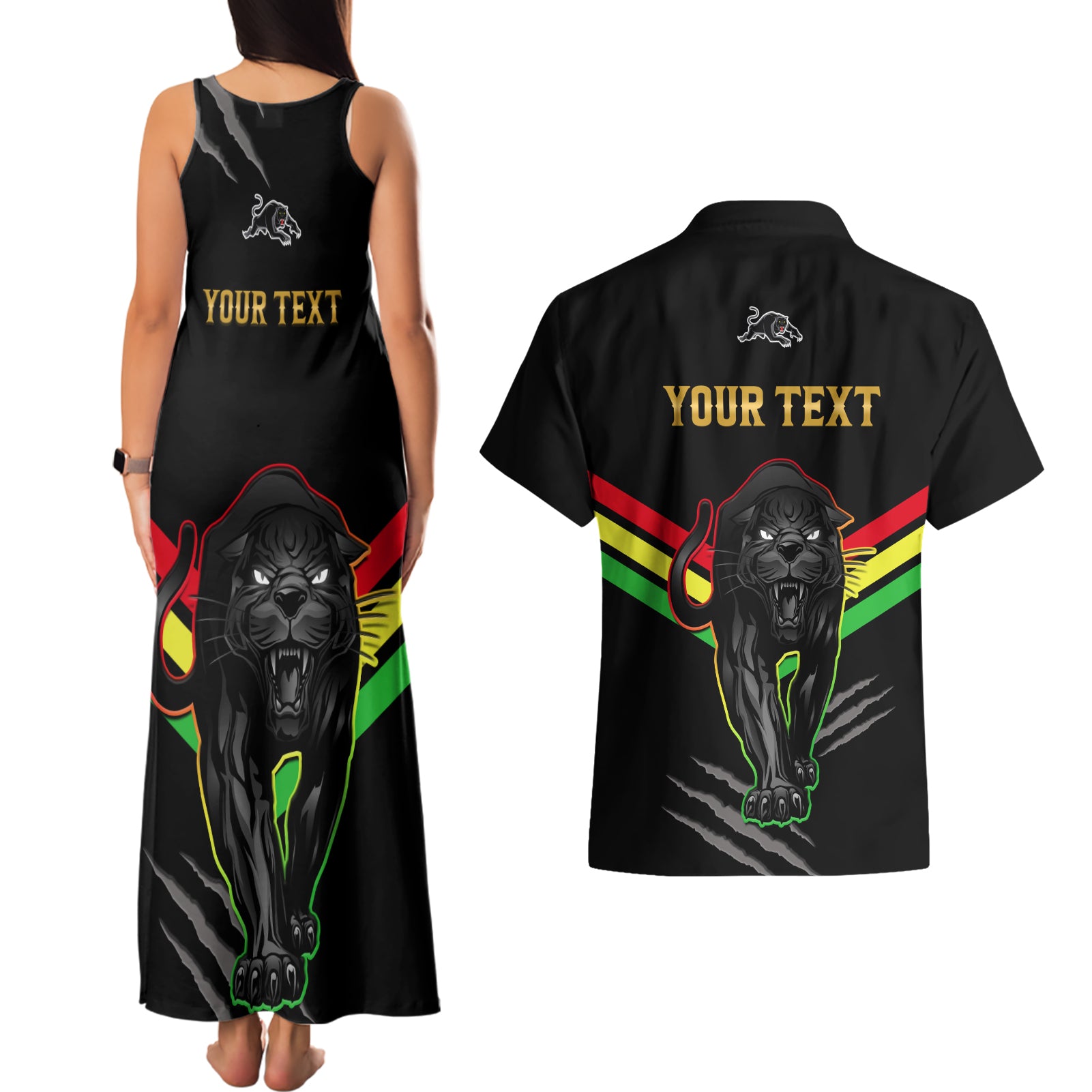 personalised-nrl-panthers-couples-matching-tank-maxi-dress-and-hawaiian-shirt-premiers-2023-three-peat-proud-of-our-boys-black