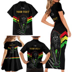 personalised-nrl-panthers-family-matching-short-sleeve-bodycon-dress-and-hawaiian-shirt-premiers-2023-three-peat-proud-of-our-boys-black