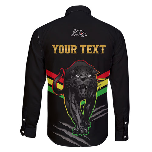 personalised-nrl-panthers-family-matching-summer-maxi-dress-and-hawaiian-shirt-premiers-2023-three-peat-proud-of-our-boys-black