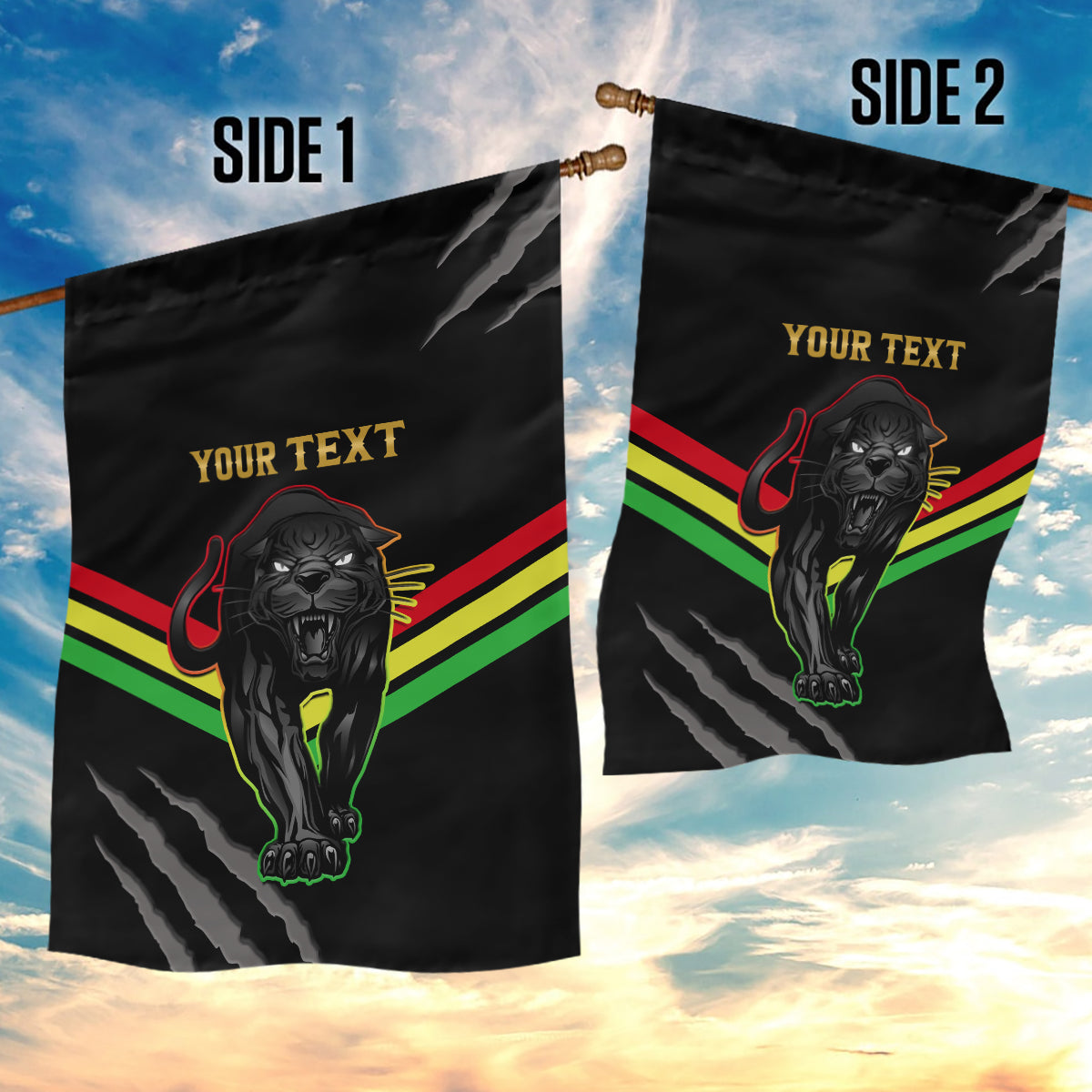 personalised-nrl-panthers-garden-flag-premiers-2023-three-peat-proud-of-our-boys-black
