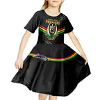 personalised-nrl-panthers-kid-short-sleeve-dress-premiers-2023-three-peat-proud-of-our-boys-black