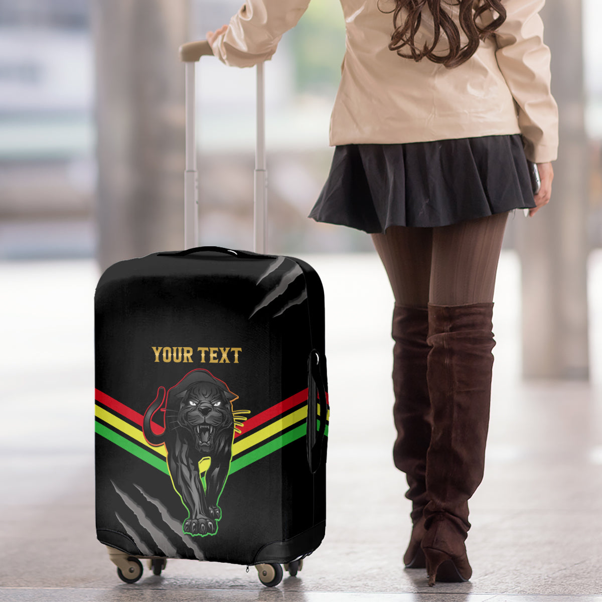 personalised-nrl-panthers-luggage-cover-premiers-2023-three-peat-proud-of-our-boys-black