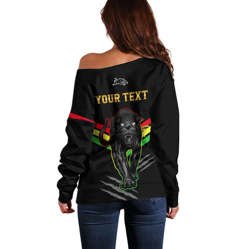 personalised-nrl-panthers-off-shoulder-sweater-premiers-2023-three-peat-proud-of-our-boys-black
