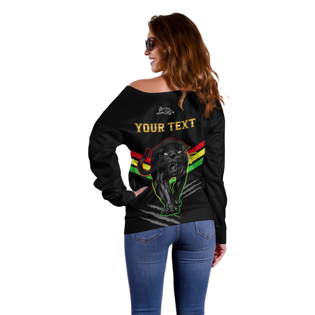 personalised-nrl-panthers-off-shoulder-sweater-premiers-2023-three-peat-proud-of-our-boys-black