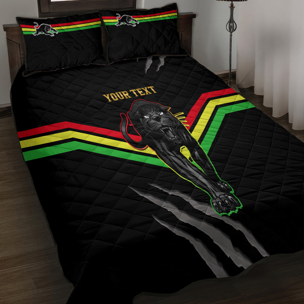 personalised-nrl-panthers-quilt-bed-set-premiers-2023-three-peat-proud-of-our-boys-black