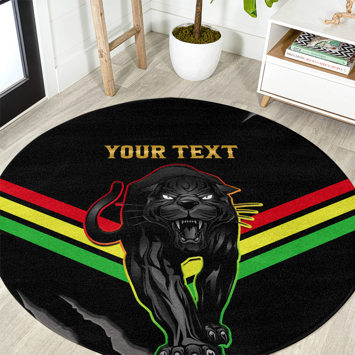 personalised-nrl-panthers-round-carpet-premiers-2023-three-peat-proud-of-our-boys-black