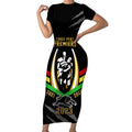 personalised-nrl-panthers-short-sleeve-bodycon-dress-premiers-2023-three-peat-proud-of-our-boys-black