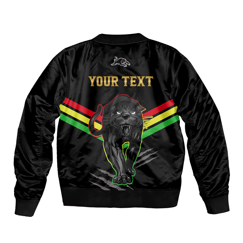 personalised-nrl-panthers-sleeve-zip-bomber-jacket-premiers-2023-three-peat-proud-of-our-boys-black