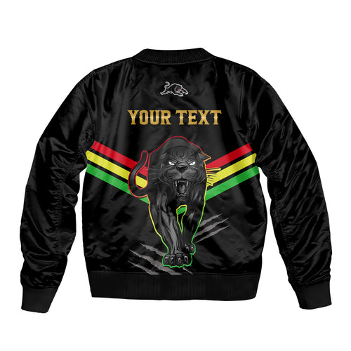 personalised-nrl-panthers-sleeve-zip-bomber-jacket-premiers-2023-three-peat-proud-of-our-boys-black