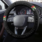 NRL Panthers Steering Wheel Cover Premiers 2023 Three Peat Proud Of Our Boys Black