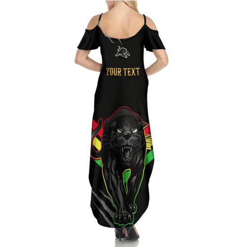 personalised-nrl-panthers-summer-maxi-dress-premiers-2023-three-peat-proud-of-our-boys-black