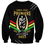 personalised-nrl-panthers-sweatshirt-premiers-2023-three-peat-proud-of-our-boys-black