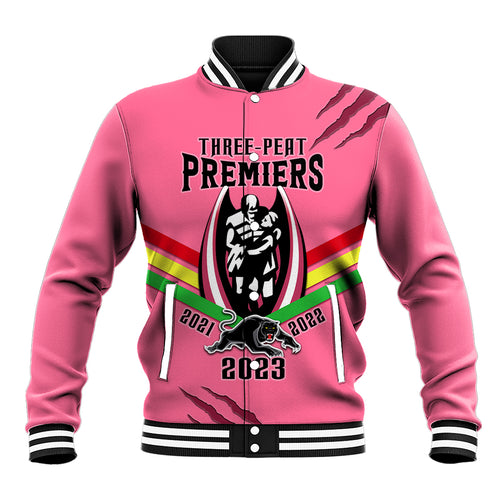 nrl-panthers-baseball-jacket-premiers-2023-three-peat-proud-of-our-boys-pink