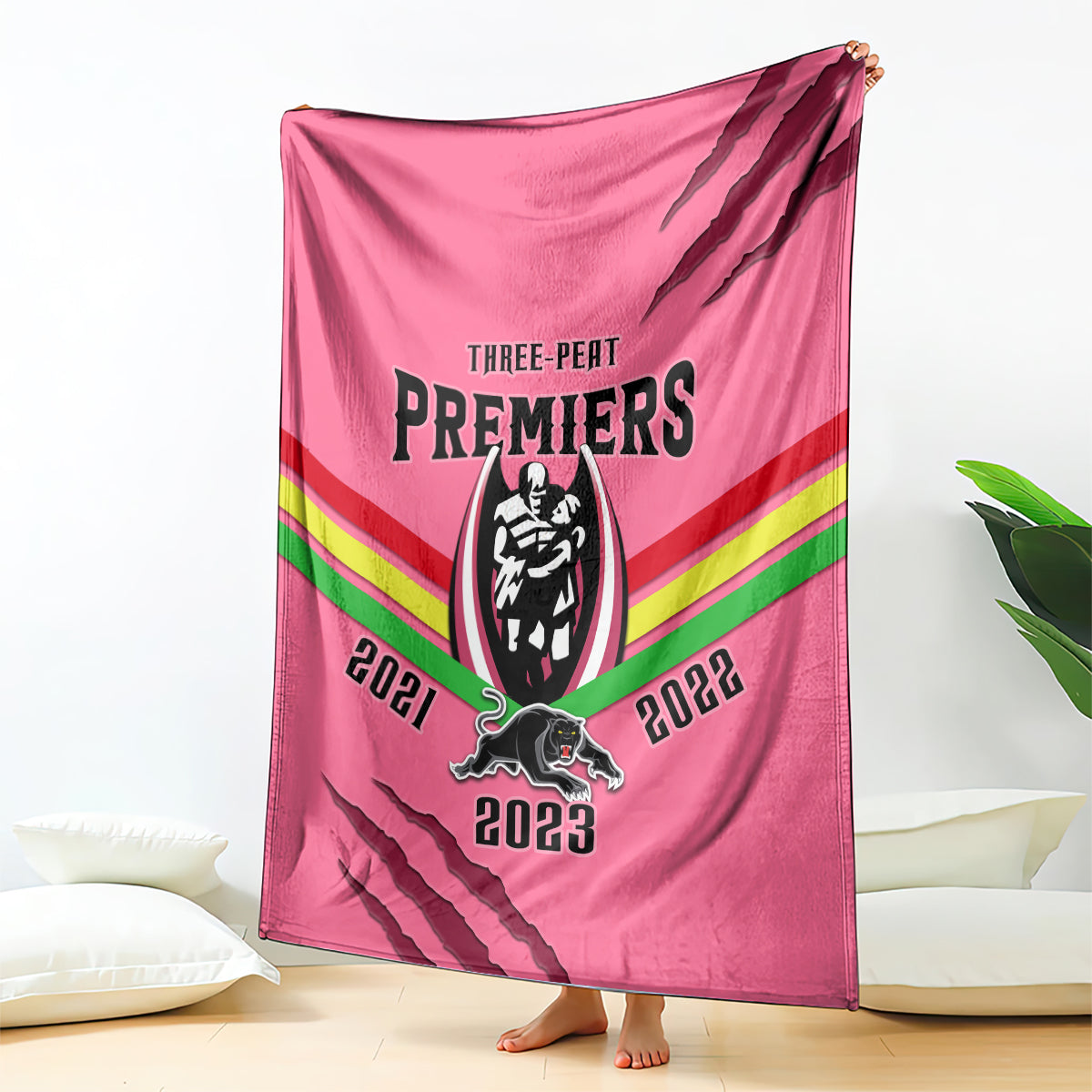 nrl-panthers-blanket-premiers-2023-three-peat-proud-of-our-boys-pink