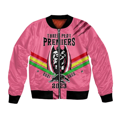 nrl-panthers-bomber-jacket-premiers-2023-three-peat-proud-of-our-boys-pink