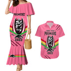 nrl-panthers-couples-matching-mermaid-dress-and-hawaiian-shirt-premiers-2023-three-peat-proud-of-our-boys-pink