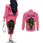 nrl-panthers-couples-matching-off-the-shoulder-long-sleeve-dress-and-long-sleeve-button-shirts-premiers-2023-three-peat-proud-of-our-boys-pink