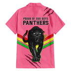 nrl-panthers-family-matching-off-shoulder-short-dress-and-hawaiian-shirt-premiers-2023-three-peat-proud-of-our-boys-pink