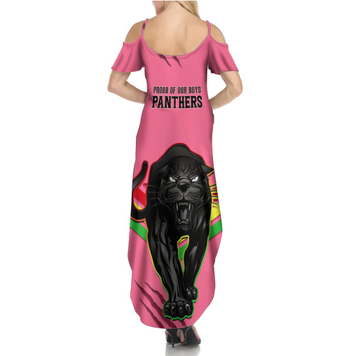 nrl-panthers-family-matching-summer-maxi-dress-and-hawaiian-shirt-premiers-2023-three-peat-proud-of-our-boys-pink