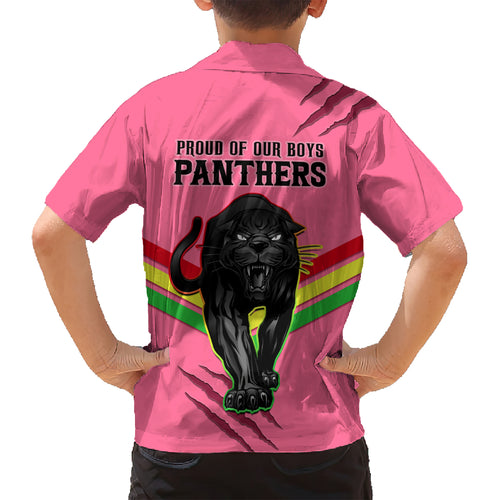 nrl-panthers-kid-hawaiian-shirt-premiers-2023-three-peat-proud-of-our-boys-pink